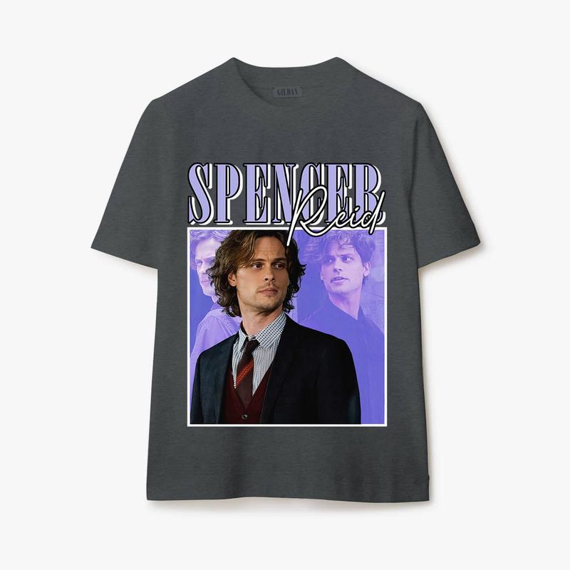 Spencer Reid 90â€™s Vintage Tee - T-shirt full size Classic Collar