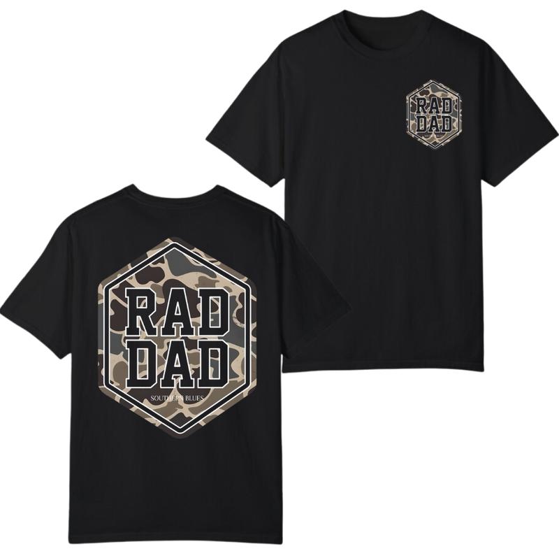 Rad Dad Shirt Funny Dad Shirt, Funny Dad Sweatshirt, Ideal Menswear for Everyday Wear, Rad Dad Unisex Printed Hoodie, Full Color, Size S-3XL Design