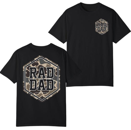 Rad Dad Shirt Funny Dad Shirt, Funny Dad Sweatshirt, Ideal Menswear for Everyday Wear, Rad Dad Unisex Printed Hoodie, Full Color, Size S-3XL Design