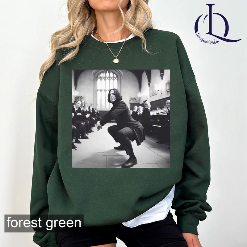 Harry Potter Shirt, Snape Twerking in Great Hall Shirt, Wizarding Fan Shirt, Potterhead Christmas Birthday Gift, Potter Book Funny 90s Vintage T-Shirt