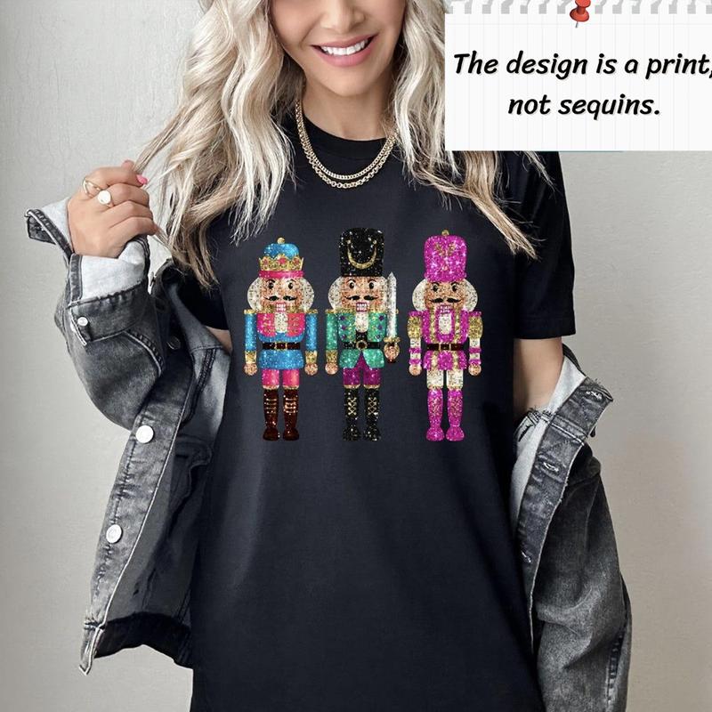 Trendy Christmas Nutcracker Sweatshirt, Cute Holiday Gift, Popular Nutcracker Sweater, Cute Women Christmas Gift, Girly Christmas Shirt