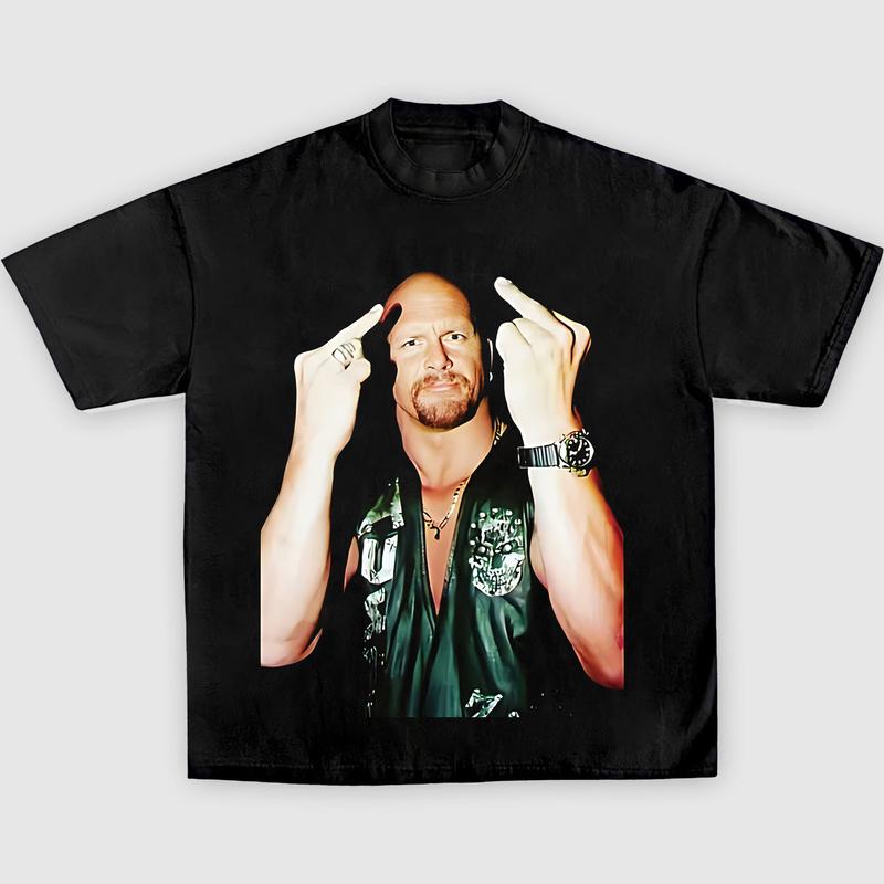 STONE COLD STEVE AUSTIN NEW TEE, Wrestling Tee, WWE Tee, Wrestling Gift, Sports Shirt, Workout T-shirt, Gift for Him Gift For Her Hoodie Sweatshirts