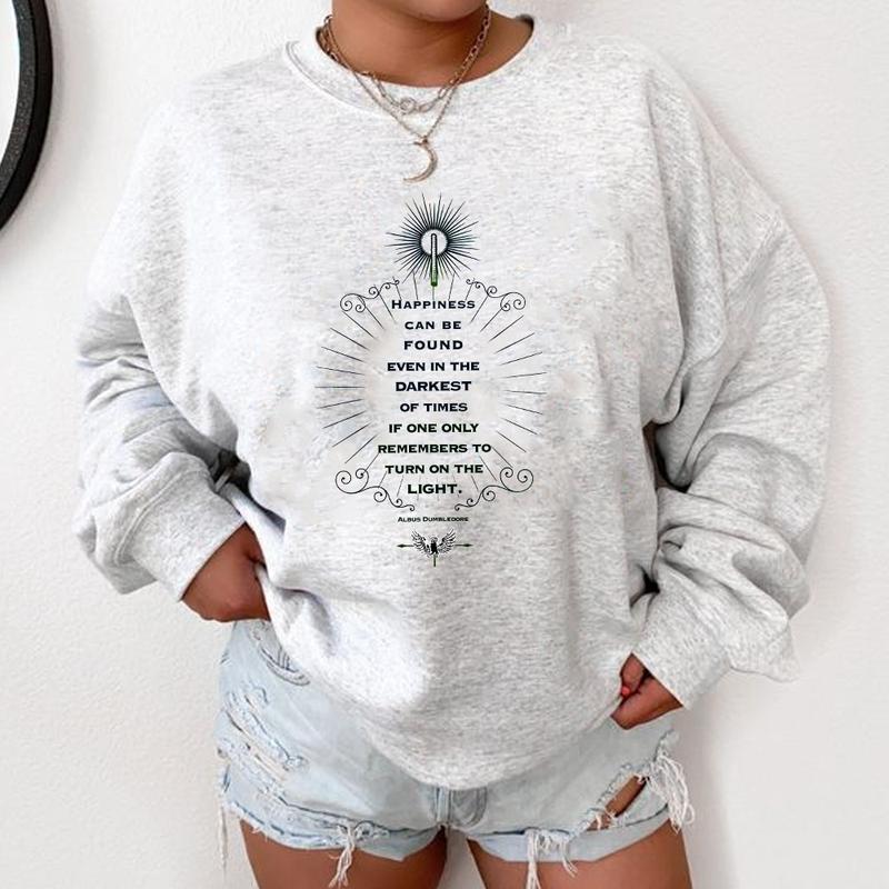Dxmblxdorx Famous Quotes Sweatshirt Hoodie Shirt, gift for fan Cotton Menswear Relaxed Fit Sweaters Tee hogwarts house