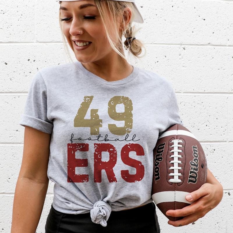 First Down Football T-Shirts Football Sports Tshirts Retro Football Tees Team Colors Sports Tees Fan Favorite Football Team T-Shirts