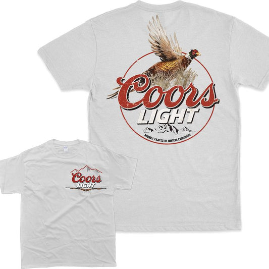 [Sale Up To 65%] Coors Light Pheasant T-Shirt, Full Color, Hoodie, Sweatshirt, T-Shirt, For Men, For Women