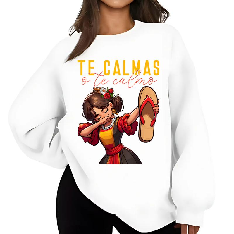 Mexican Spanish Mother Mom Expression Te Calmas O Te Calmo T-Shirt Sweater Hoodie