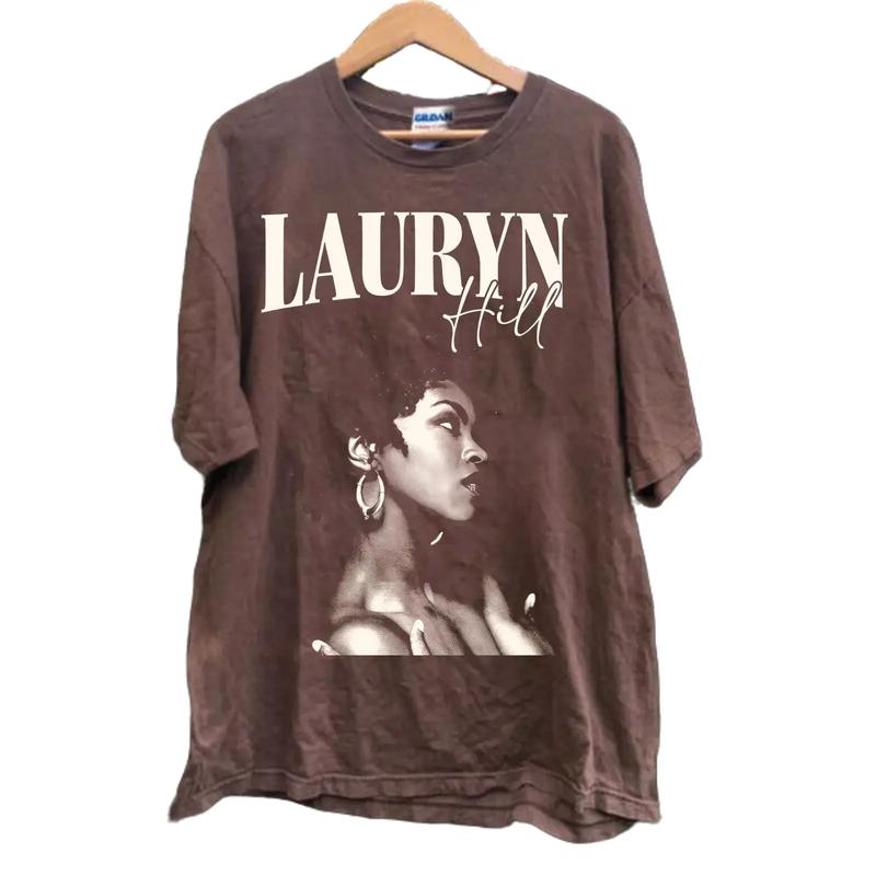 Laur_yn Hill 90s Graphic, music Laur_yn T-shirt Cotton Unisex Streetwear Menswear Top