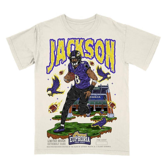 Lamar Jackson V2 Planet Euphoria Shirt, Vintage 90s Unisex Football Tees, Football T-Shirts, Sports Shirt, Game Day Tee, Football Fan Gifts