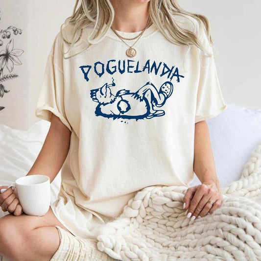 Poguelandia Flag Inspired T-Shirt Comfort Colors ,OBX Show Shirt, Outer Banks Pogue Life, Beach Tee, Spring Break Tee Gift For Movies Lovers