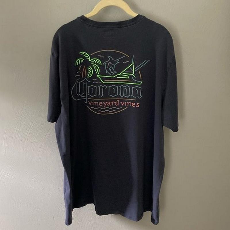 Corona Vs Vineyard Vines Shirt, Corona Extra Summer T Shirt