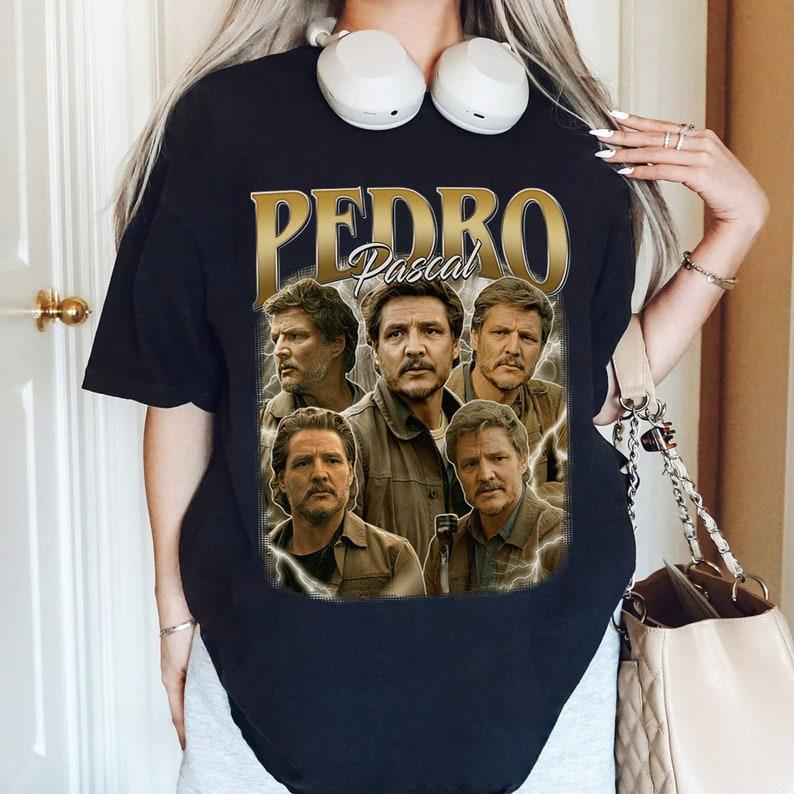 Vintage Pasc@l Shirt Homage Shirt Pedro Pascal Bootleg unisex cotton Shirt Streetwear T-Shirt