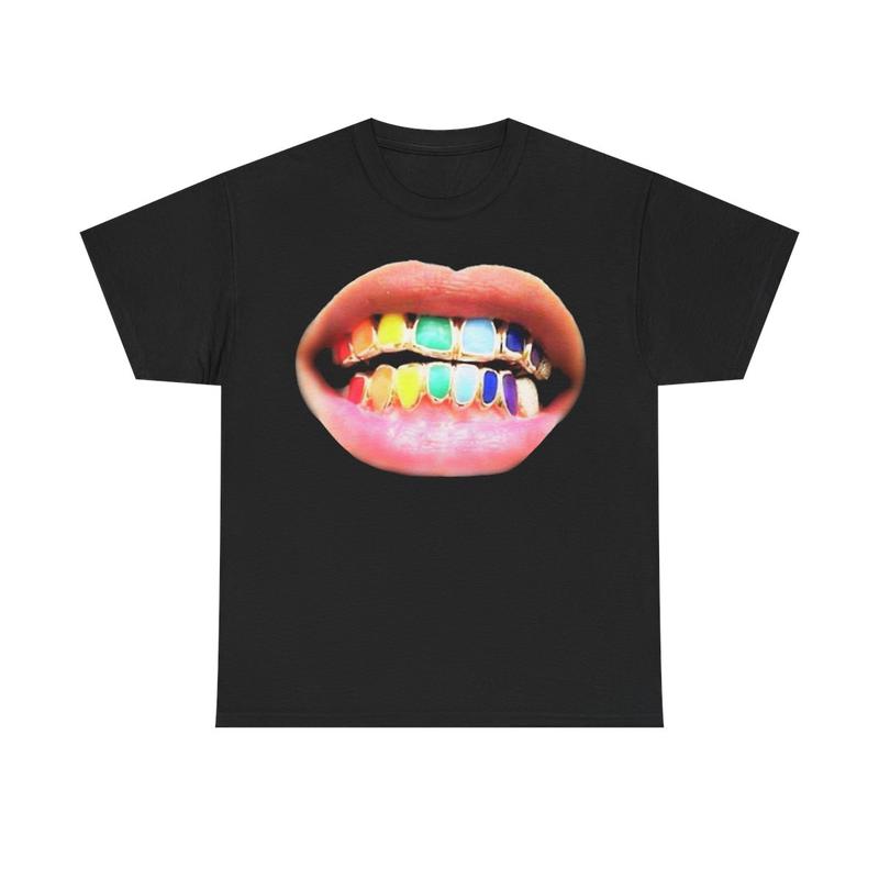 Vintage Rainbow Grill Lover Graphic T-Shirt