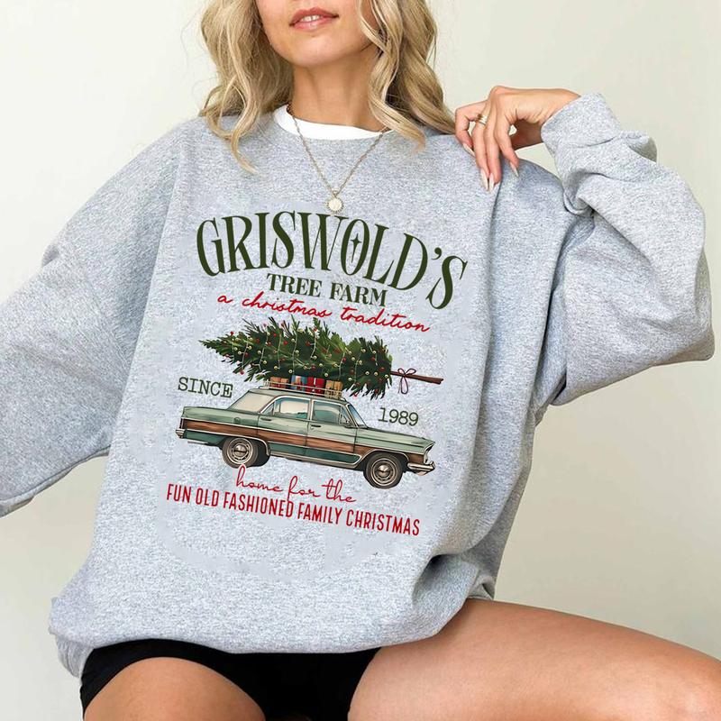 Griswold's Christmas Sweatshirt, Christmas Family, Tree Sweatshirt, Griswold's Tree Farm Since 1989 Sweatshirt, Cute Christmas hoodie