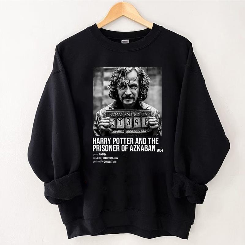HP Sxrxus Blxck Sweatshirt Hoodie Shirt, gift for fan Cotton Menswear Relaxed Fit Sweaters Tee harry potter wizard harry