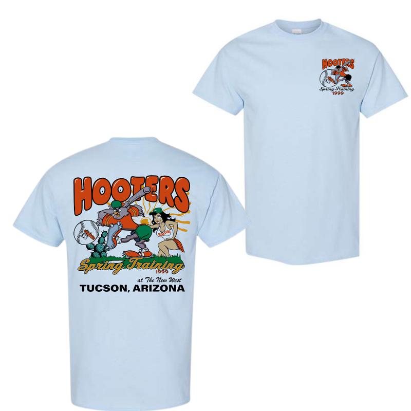 Vintage Hooters Spring Training 199 T-shirt For Men For Woman