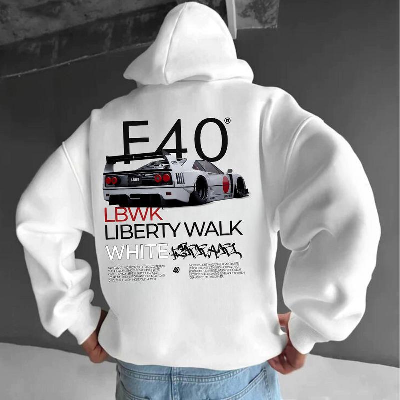 Ferrari F40 Liberty Walk T-shirt, Hoodie, Sweater, Car Enthusiast Shirt, Car Clothing, Unisex, Vintage car shirt