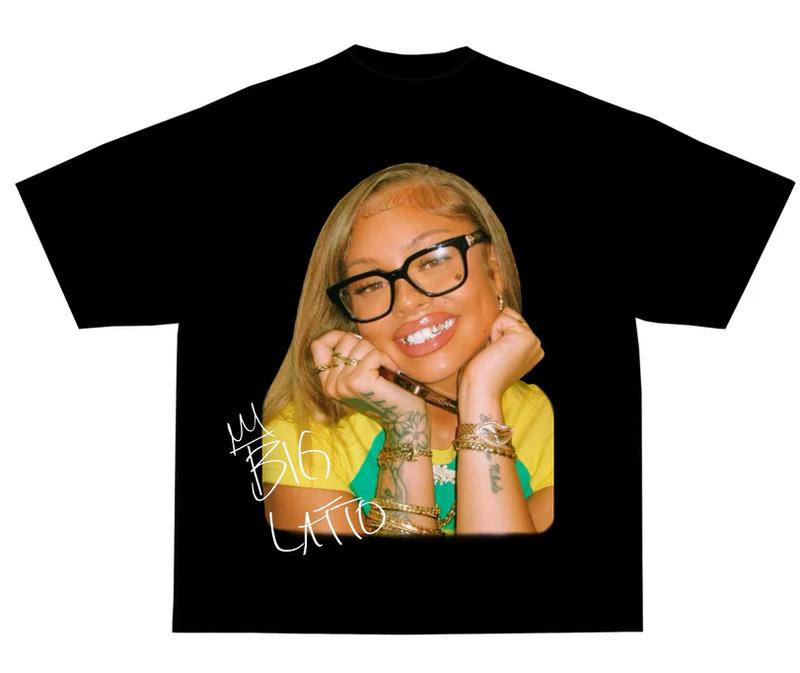 B Lattooo Tee for Women, Printed Cotton T-Shirt for Summer