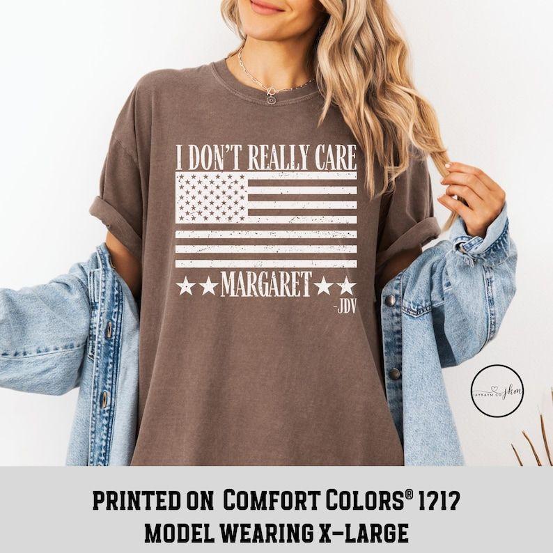 I Don't Really Care Margaret Vice President Vance Republican Shirt, Unisex Trending Republican T-Shirt, Trump Vance 2024 Political TShirt