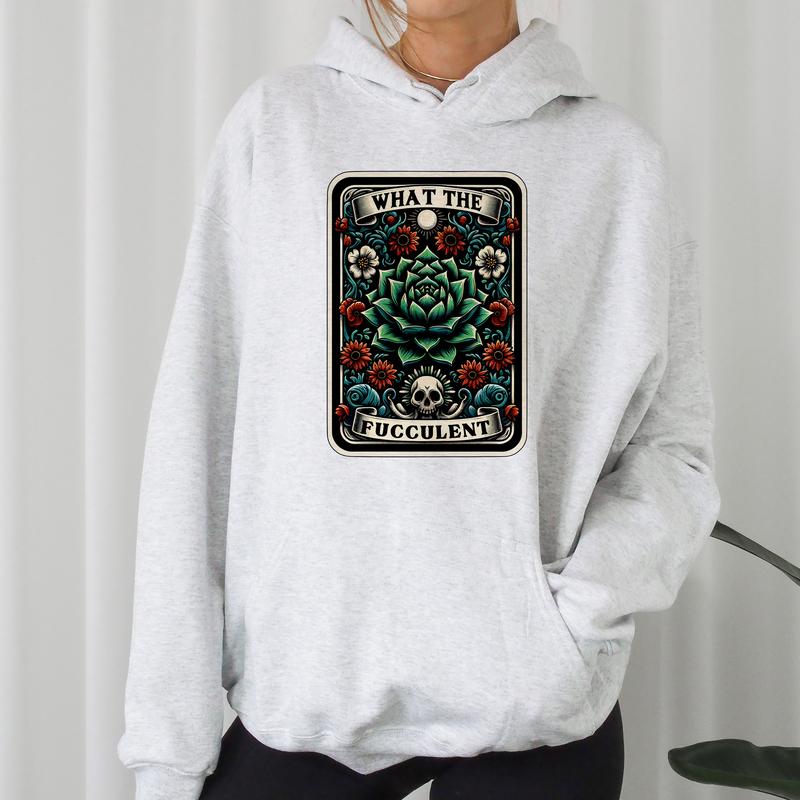 What the Facculent - Unisex Crewneck Sweatshirt - Print is Sublimation, Funny Tee, Funny Apparel, Gift Idea, Relaxed Fit, Casual Apparel