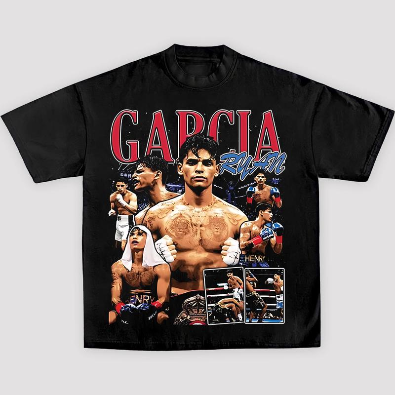 RYAN GARCIA V2 TEE, Boxing T-shirt, Boxer Tee, Sports Shirt, UFC Shirt, Workout T-shirt, Gift for Him Gift For Her Hoodie Sweatshirt Streetwear