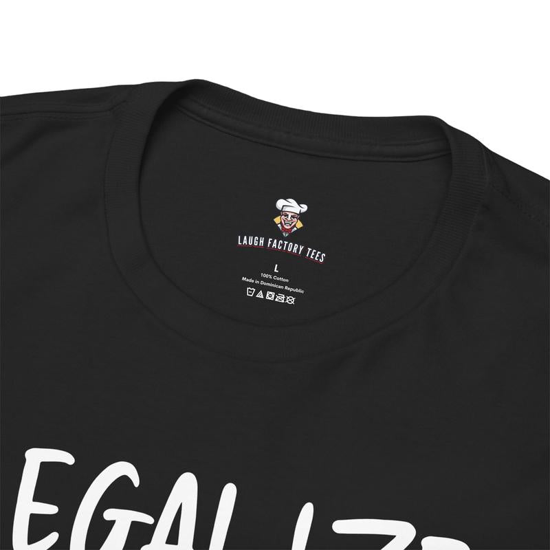 Legalize K Tee - Funny Cotton Streetwear Tshirt - Casual Shortsleeve Crewneck Menswear