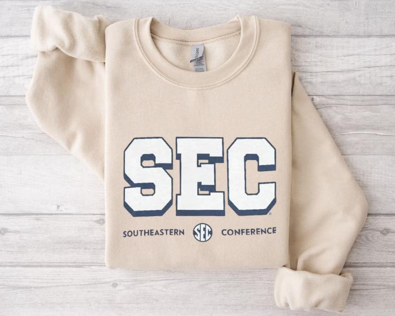 Retro Sec Sweatshirt Southeastern Conference, Sport Sweatshirt, Trend Sweatshirt