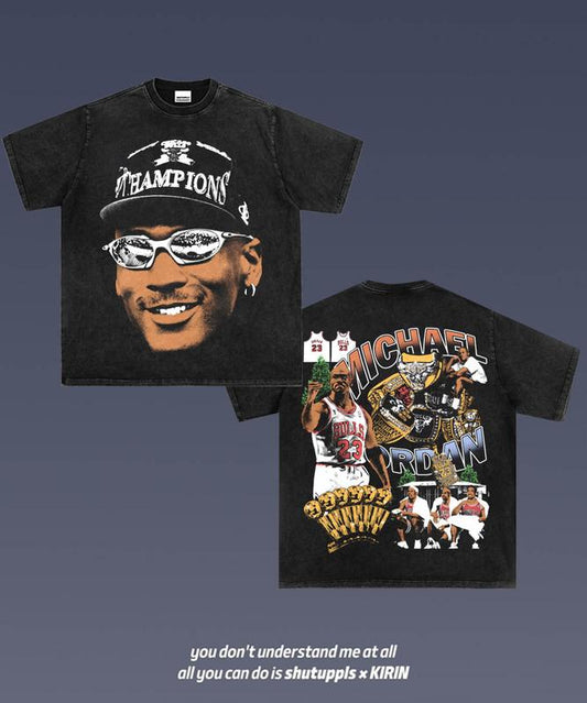 MJ Hiphop Retro Vintage 90s Shirt, Basketball Fan, Sports Tee, Sports Soft Cotton Unisex Crewneck Shirt Streetwear Clothe Shortsleeve