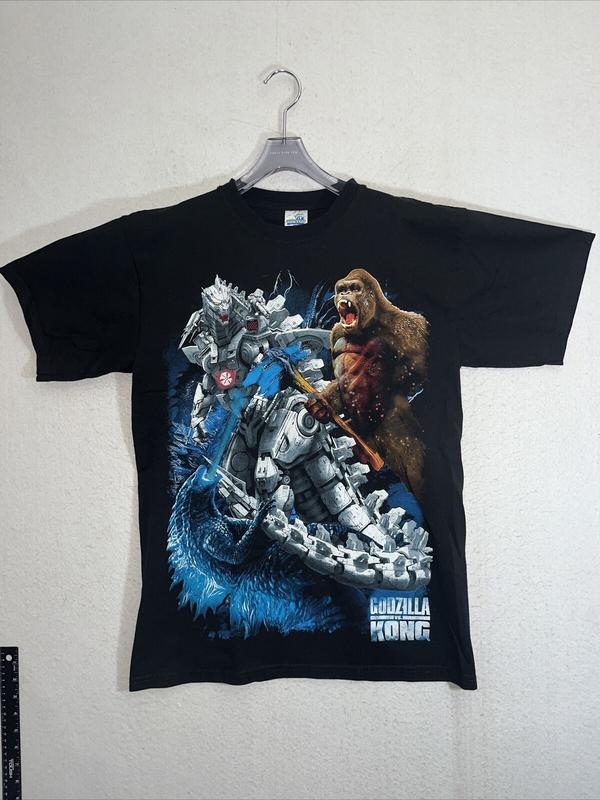 New Godzilla vs Kong White T-Shirt Short Sleeve Men T-shirt