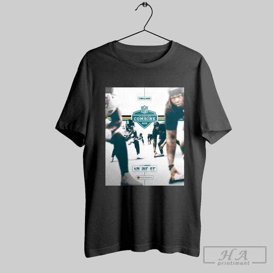 Poster An Early Look At Anton Harrison Jacksonville Jaguars 2025 Nfl Scouting Combine T Shirt