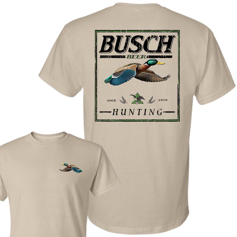 Busch Light Hunting Duck T-Shirt, Unisex T-Shirt, Full Color T-Shirt, For Men, For Women