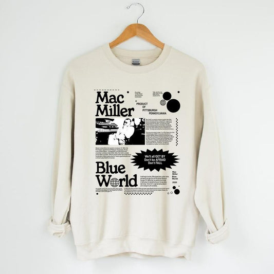 Mac Miller Blue World Sweatshirt, T-Shirrt, Hoodie
