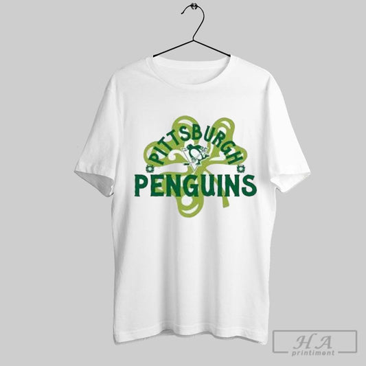 Pittsburgh Penguins Levelwear St Patricks Day Richmond Shamrock Shirt