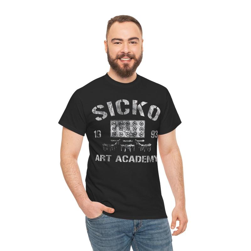 Black Tee Art Academy Casual Classic Cotton Menswear Retro Shirt Top Vintage Comfy Day Graphic Smooth T-Shirt Underwear Tshirt Streetwear Man Shortsle