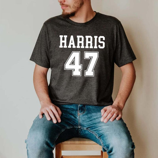 Patriotic Harris 47 Tee Shirt, Kamala Harris Shirt, 2024 Election Tee, Democratic TShirt