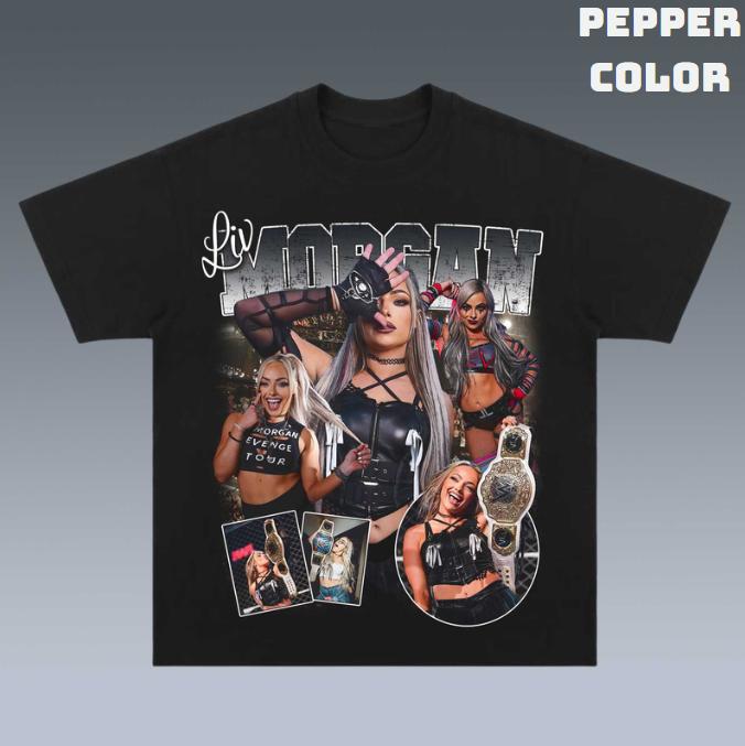 VINTAGE TEE  LIV MORGAN, Prints Vintage T-Shirt, Wrestler Shirt, WWE Shirt, Graphic Tee, Unisex T-Shirt, Gift All Top Menswear Underwear