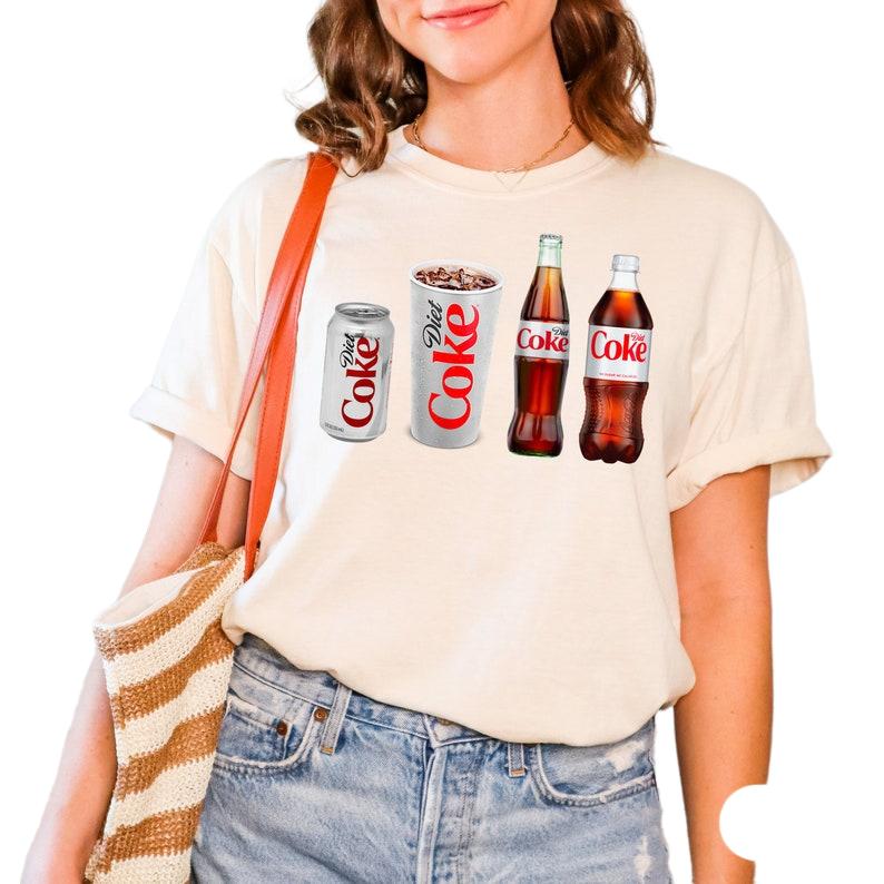 Diet Coke Shirt, Diet Coke Short Sleeve, Diet Coca Cola Crewneck, Gift for Diet Coke Lover, Diet Coke Lover Gift