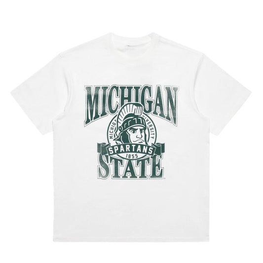 NCAA Vintage T-Shirts, Michigan State T-shirt, Full Color T-Shirt, Unisex T-Shirt, For Men, For Women