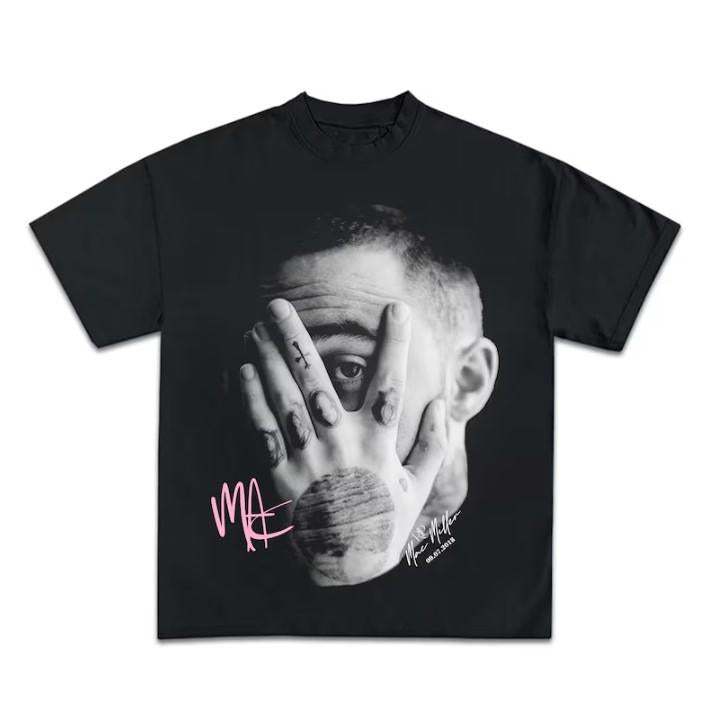 MAC MILLER T-SHIRT, Rare Rap Tee Malcolm McCormick Pittsburgh Concert Merch Swimming Circles
