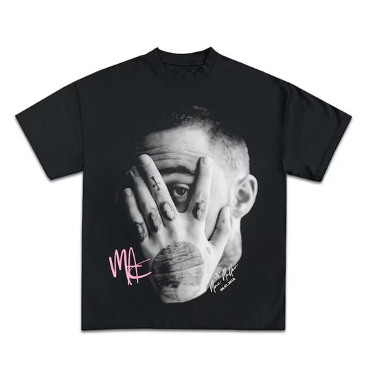 MAC MILLER T-SHIRT, Rare Rap Tee Malcolm McCormick Pittsburgh Concert Merch Swimming Circles