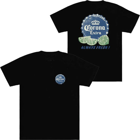 Men's Corona Fresh T-shirt  - 2 Side - Full Color Range - Size Range For Everyone - Find Your Look - Universal Style Options - Minimalist Chic