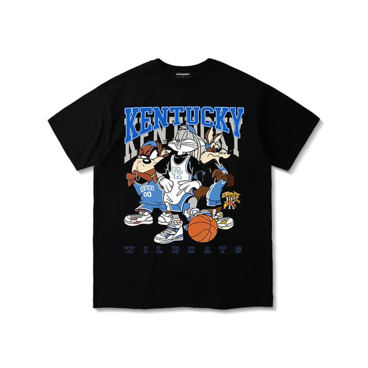 Vintage NCAA Kentucky Wildcats Looney Tunes Shirt, Kentucky Wildcats Shirt, University of Kentucky Wildcats, NCAA Basket Casual Menswear Top Graphic