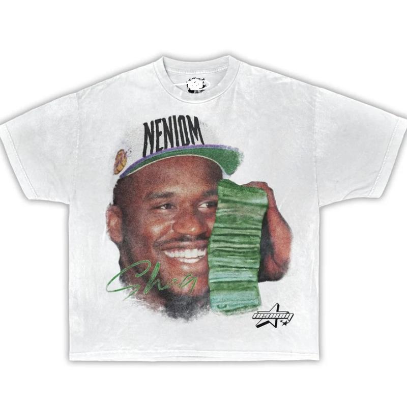 Shaq Money Talk Tee Garment-Dyed Shirt