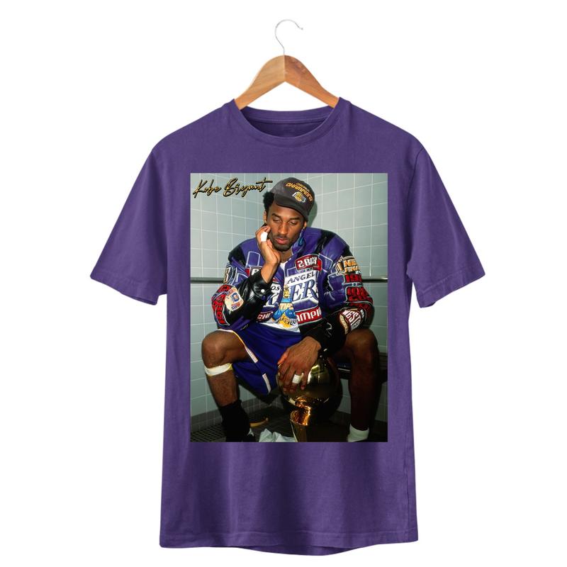 K0be Bryant Hat Jacket Lakers Championship T-Shirt Cotton Fabric