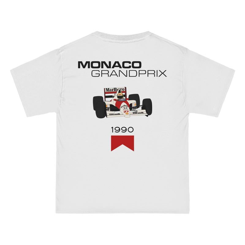 Monaco 1990 F1 Racing Tee Cotton Top, T-shirt Sport, Gift For Unisex Sweatshirt, Hoodie, Comfort Colors