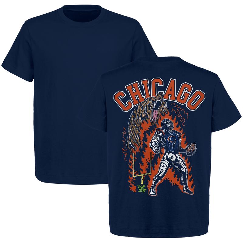 Chicago Deadman’s Football Limited Edition Graphic T-Shirt – Heavy Cotton, Unisex American Football Merch, Streetwear Style