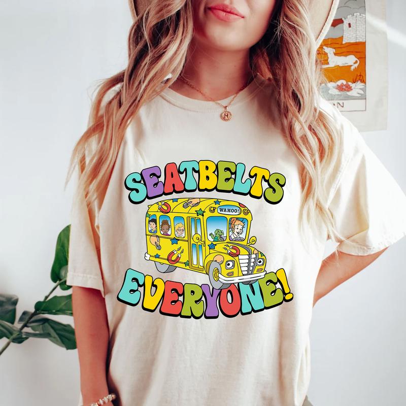 Ms.Frizzle The Eras Tour Teacher shirt, Seatbelts Everyone Miss Frizzle Shirt, Magic School Bus Shirt, Book Lover Shirt, I Still Read Children's Books