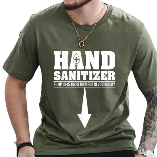 Funny Dark Humor Shirts For Men, Hand Funny Sarcastic Adult Humor Dirty Jokes T-Shirt Menswear Casual