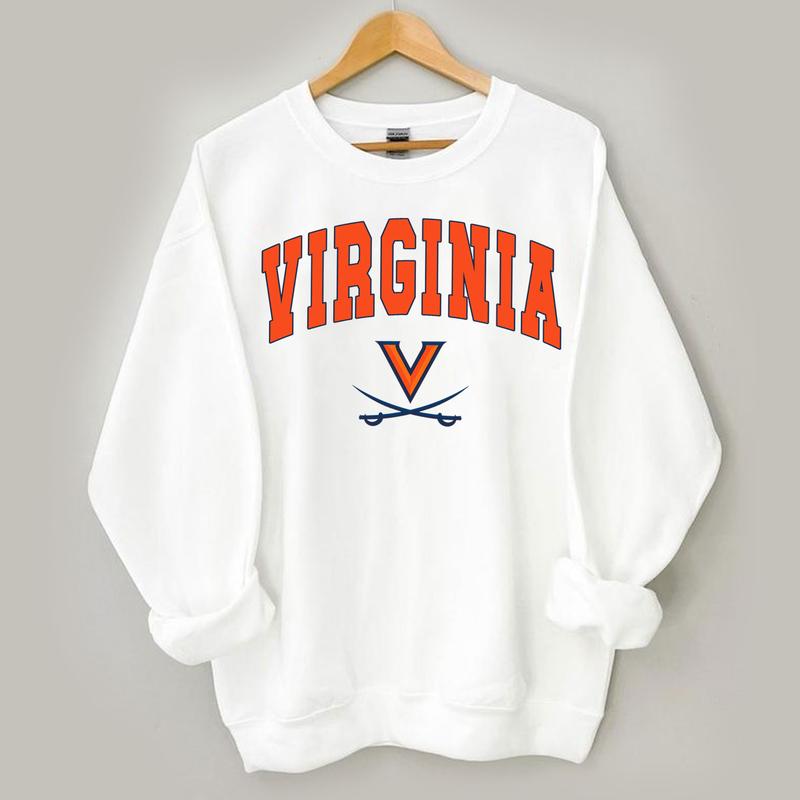 Virginia Cavaliers Vintage NCAA Football Shirts, University Basketball Shirt, Gift for Sport Fans, Men, Women, Cotton T-Shirt, Classic Style