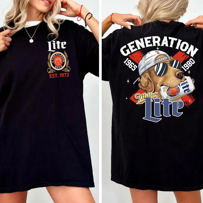 Customize Proud Gen X dog and beer Shirt Raised On Hose Water And Neglect T-Shirt, Vintage Inspired Shirt, Funny Saying Shirt, Sarcasm Quotes Shirt, H