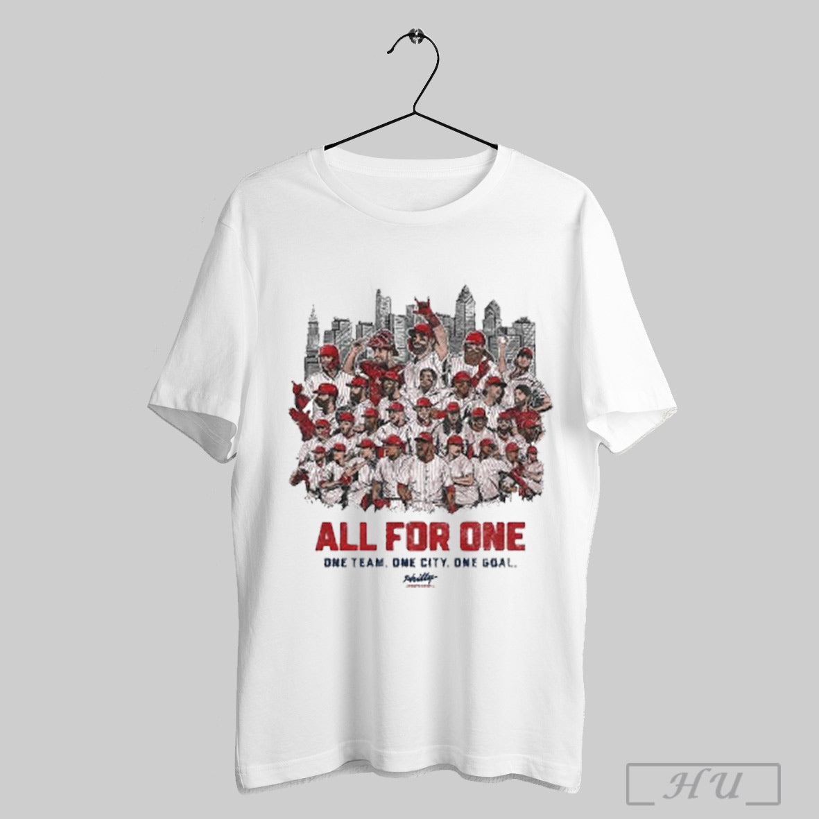 Philadelphia Phillies Philly All For One One Team One City One Goal City T Shirts Hoodie Sweater